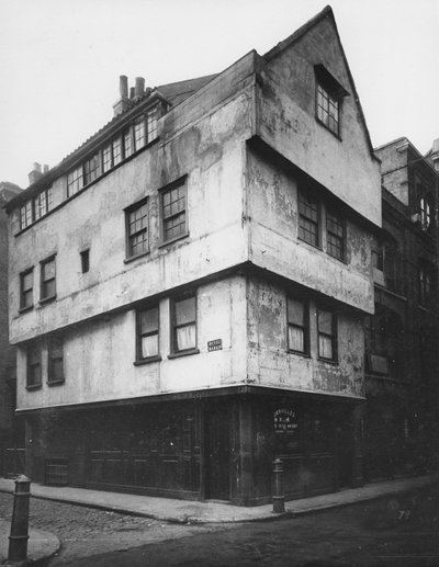 The Golden Axe Inn, at the corner of St. Mary Axe and Bevis Marks, near Bishopsgate, c.1883 by Henry Dixon